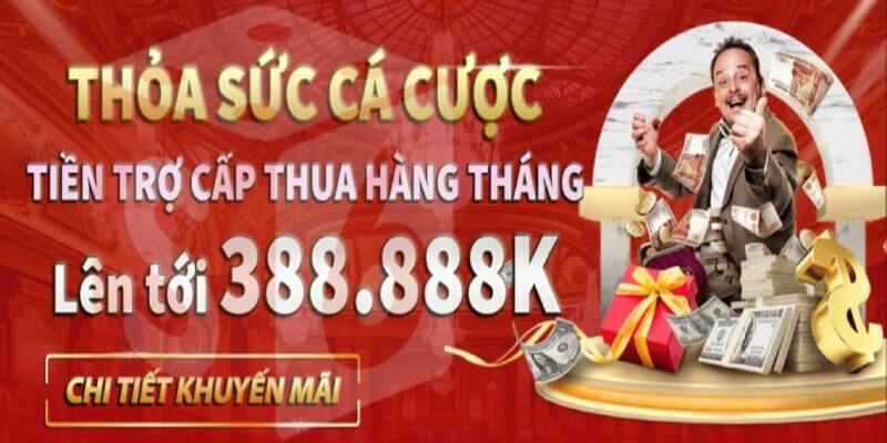 S666 trợ cấp cho người chơi thua hàng tháng