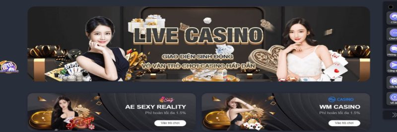 Tham gia Live Casino tại nhà cái cực kỳ đơn giản