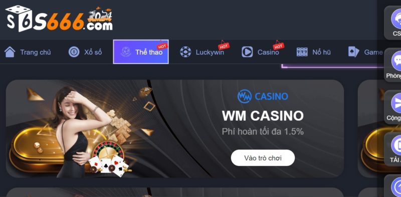 Hệ thống thiết kế giao diện WM Live vô cùng đẹp mắt